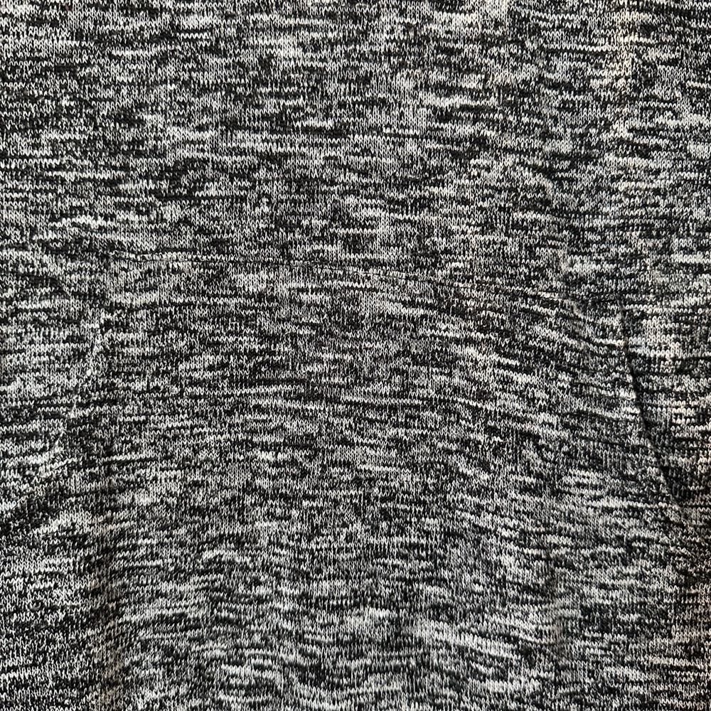 No Boundaries Black and White Knit Hoodie - Picture 2 of 5